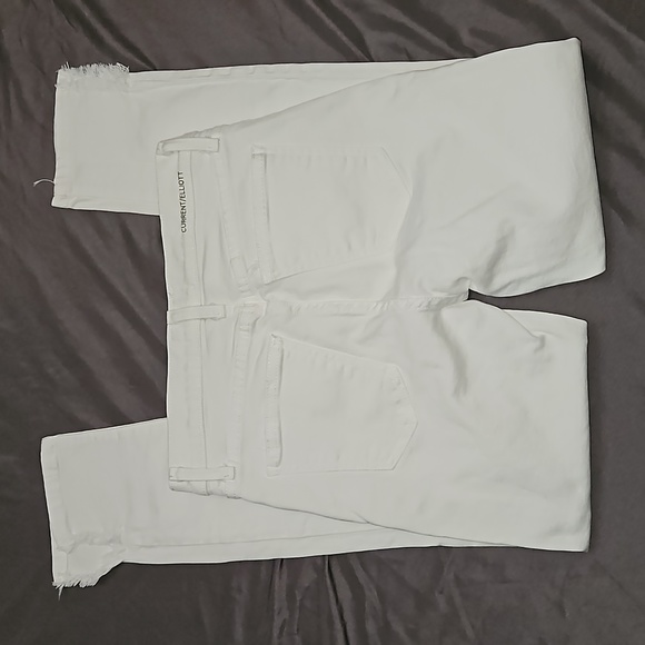 Current/Elliott white skinny jeans high waist size 26 - Picture 8 of 15